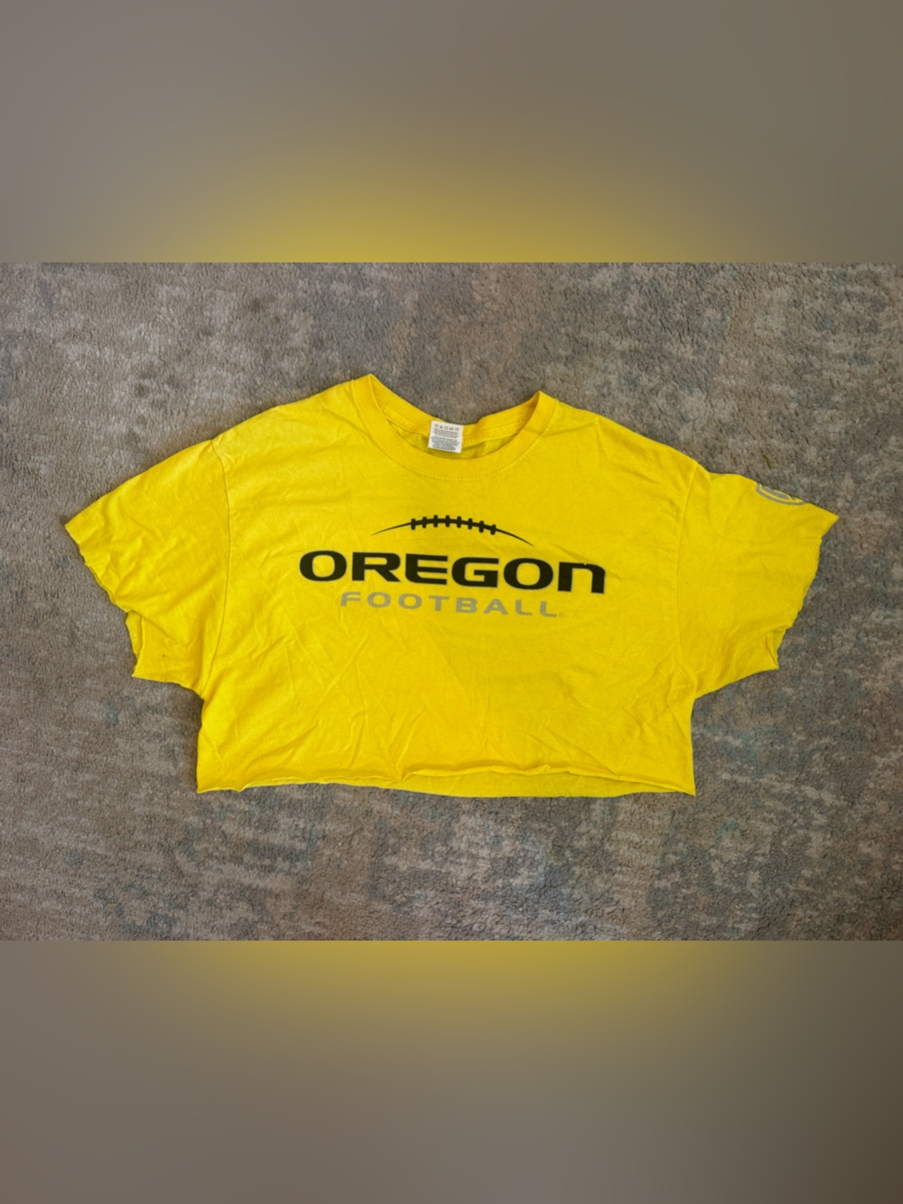 Oregon Football Yellow T-Shirt